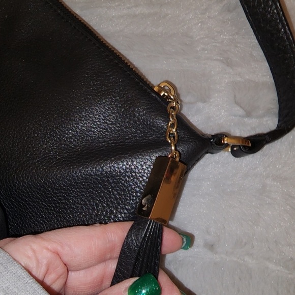 Kate Spade Grey Street Black Pebbled Leather Cross Body Bag - Picture 8 of 10